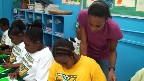 the class tries them out